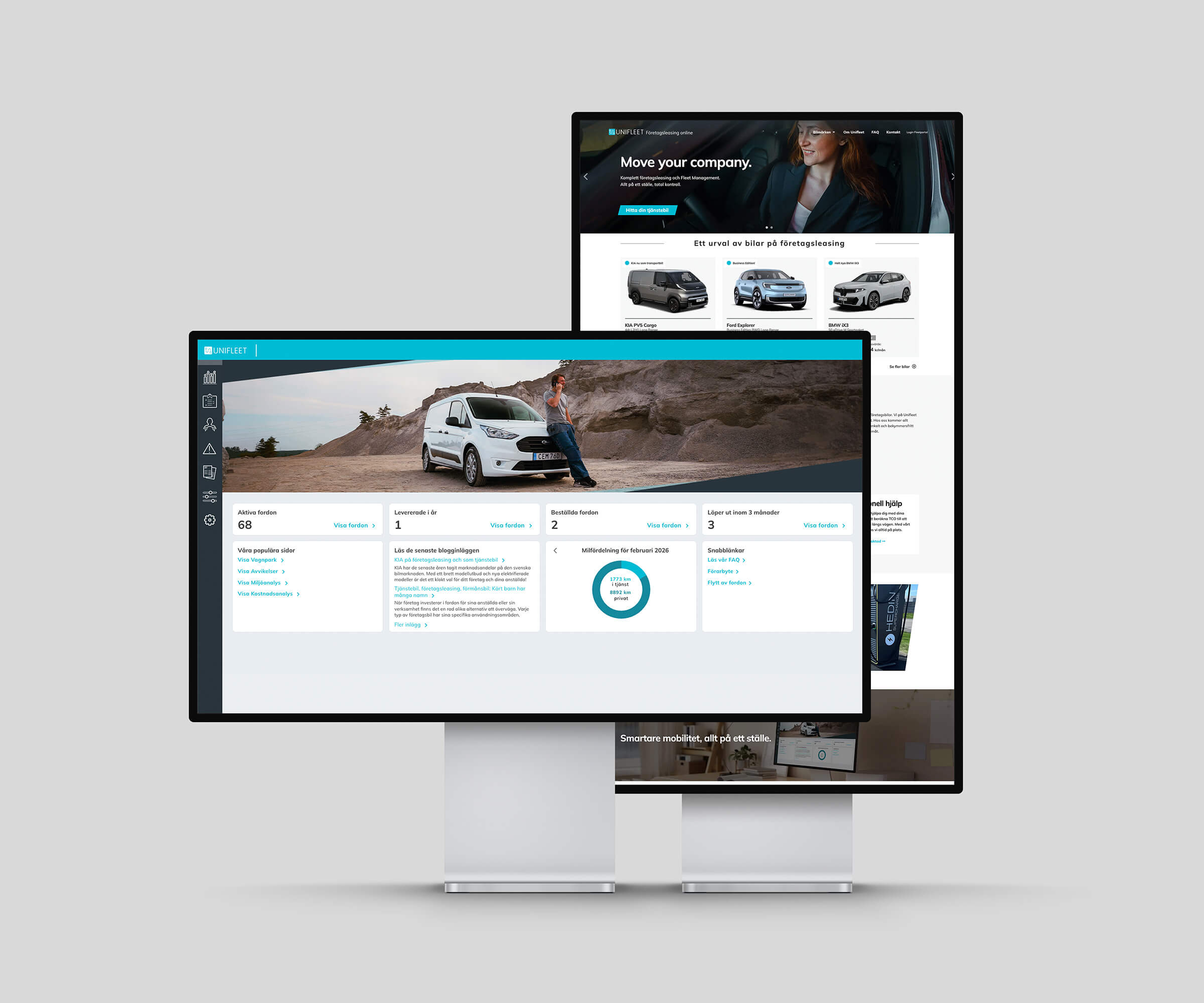 Fleetportal-webbsida