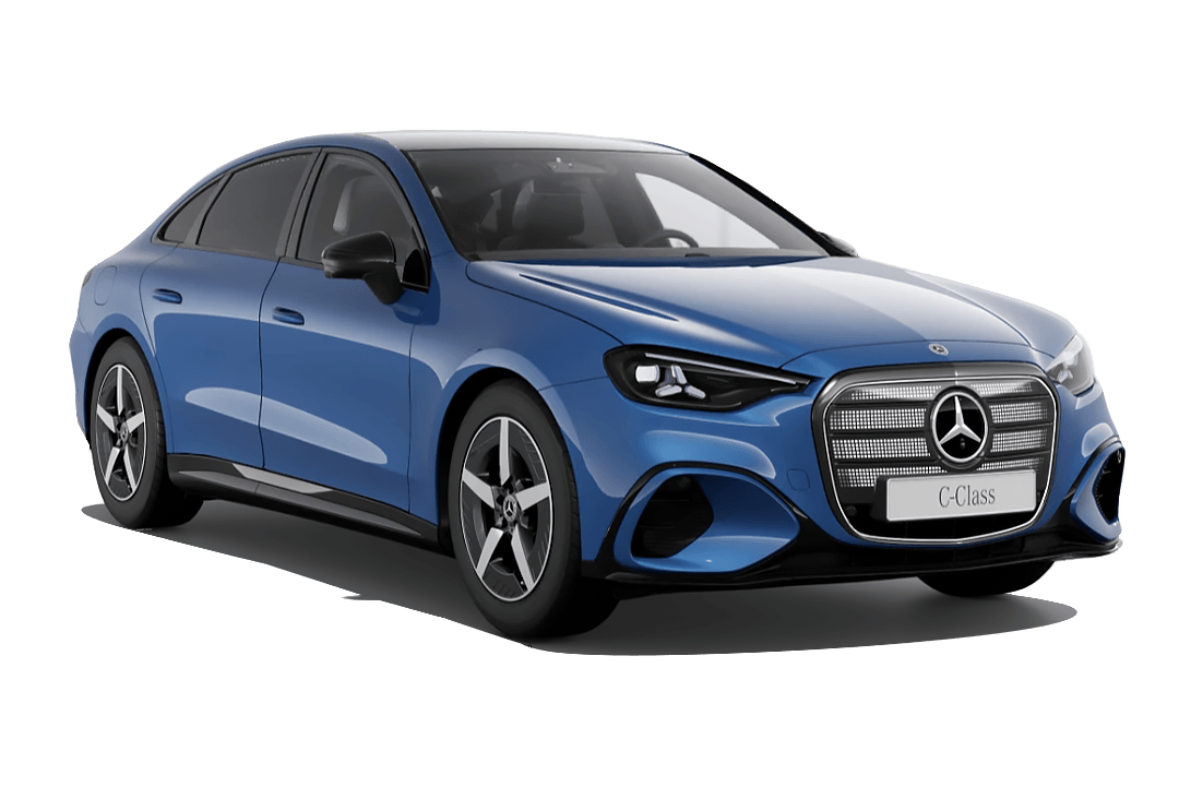 Mercedes-C-klass-electric-Klarblå-metallic